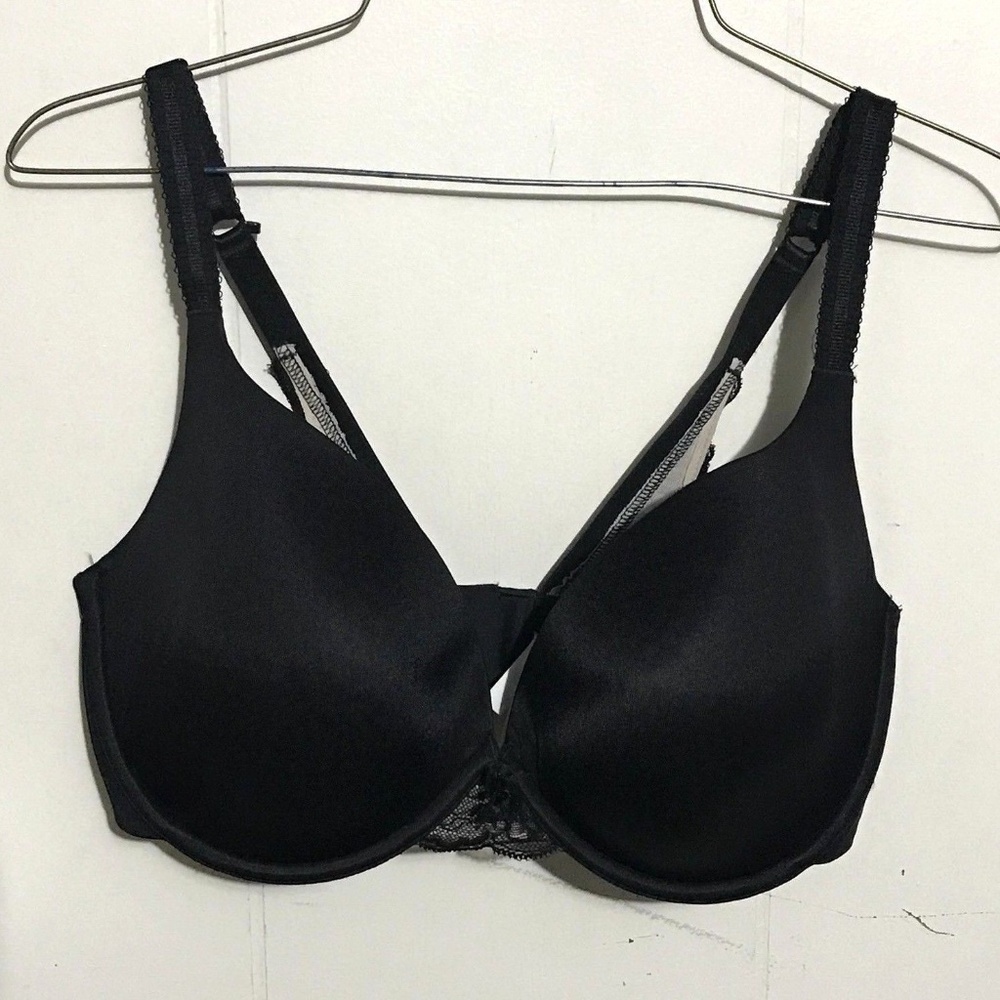 Le Mystere Size 36G Black Lace Underwire Bra
